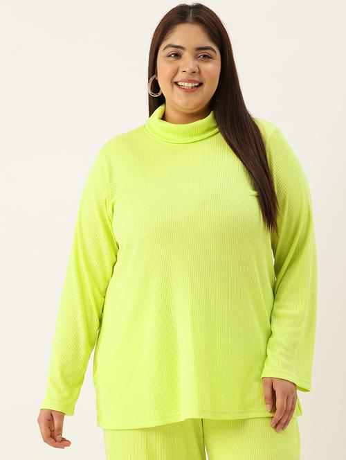 women's straight high neck top - 20135475 - Standard Image - 0