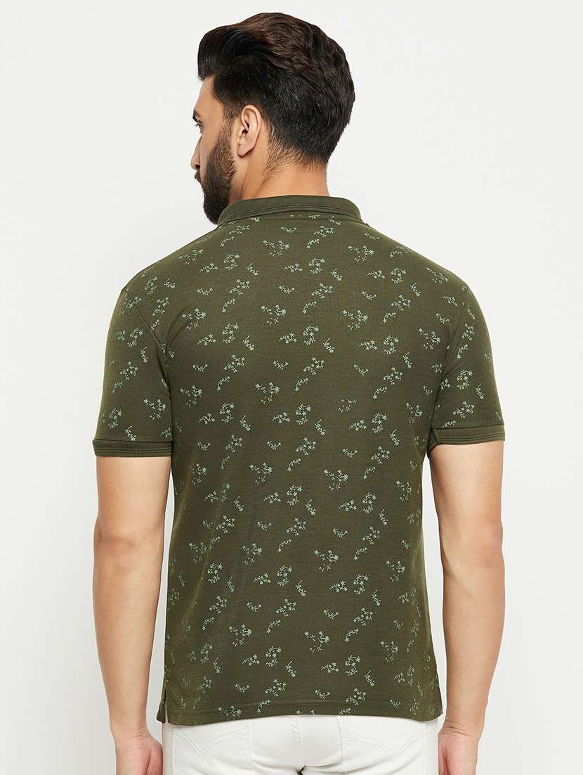 men printed polo t-shirt - 20136482 -  Standard Image - 1