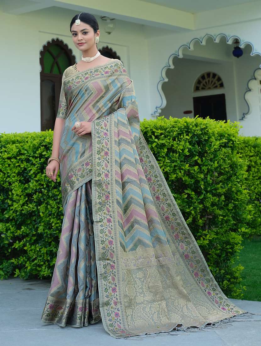 women's banarasi saree with blouse