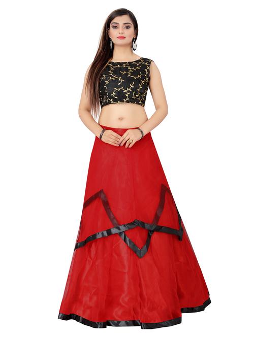 women multi colored flared lehenga - 20136924 -  Standard Image - 0