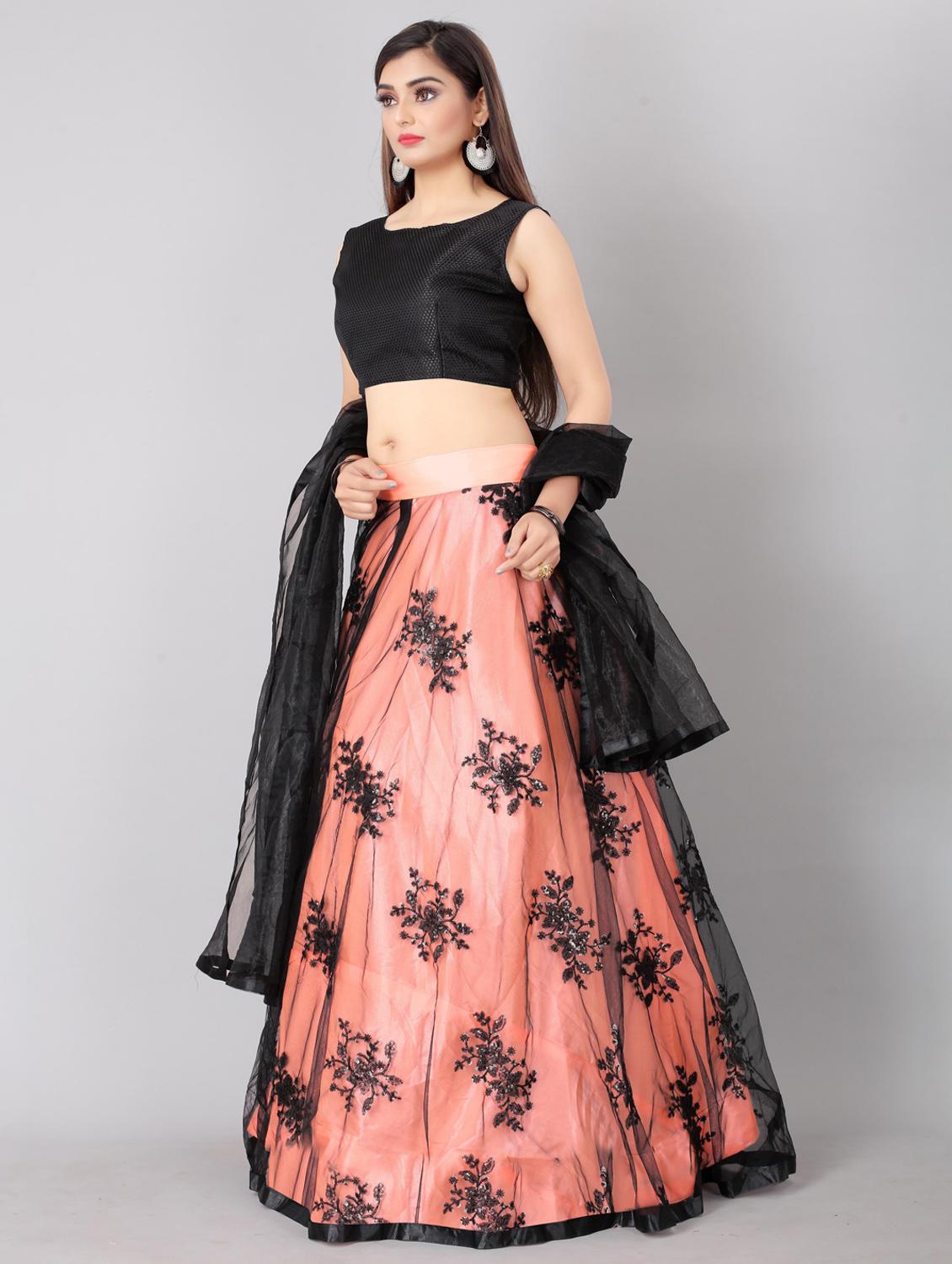 women multi colored flared lehenga - 20136926 - Standard Image - 1