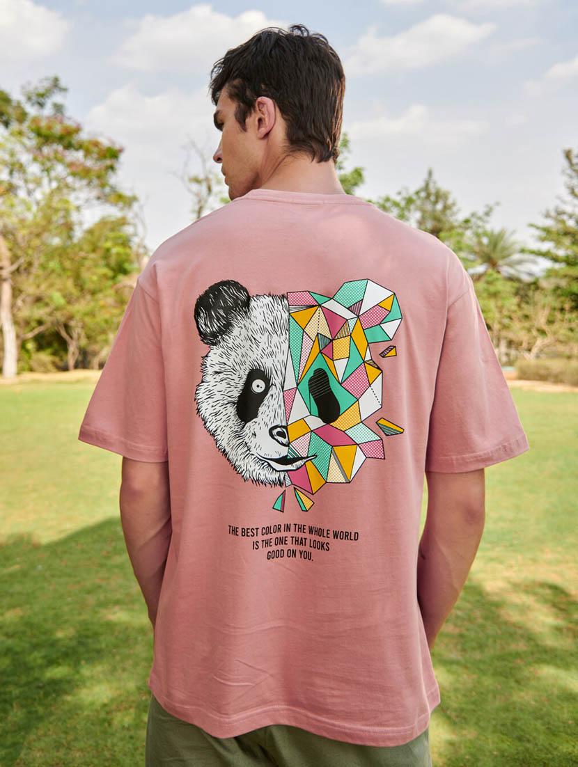 round neck printed regular t-shirt - 20148175 -  Standard Image - 1