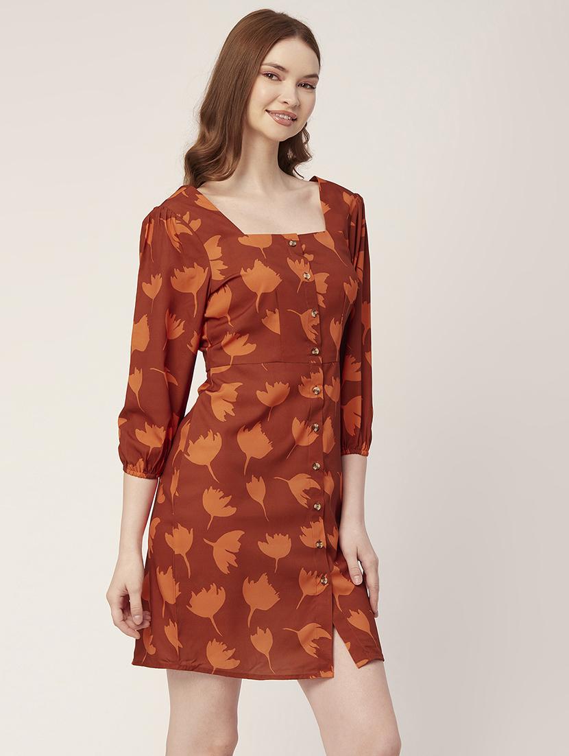women's sheath floral dress - 20148638 -  Standard Image - 1