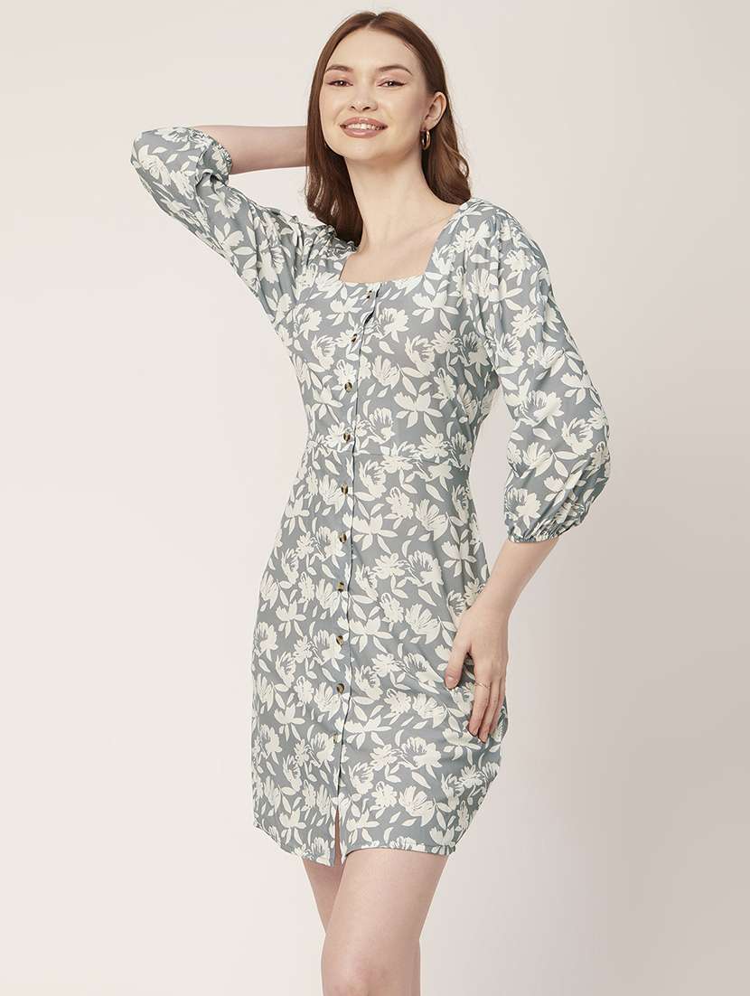 women's sheath floral dress - 20148639 -  Standard Image - 1
