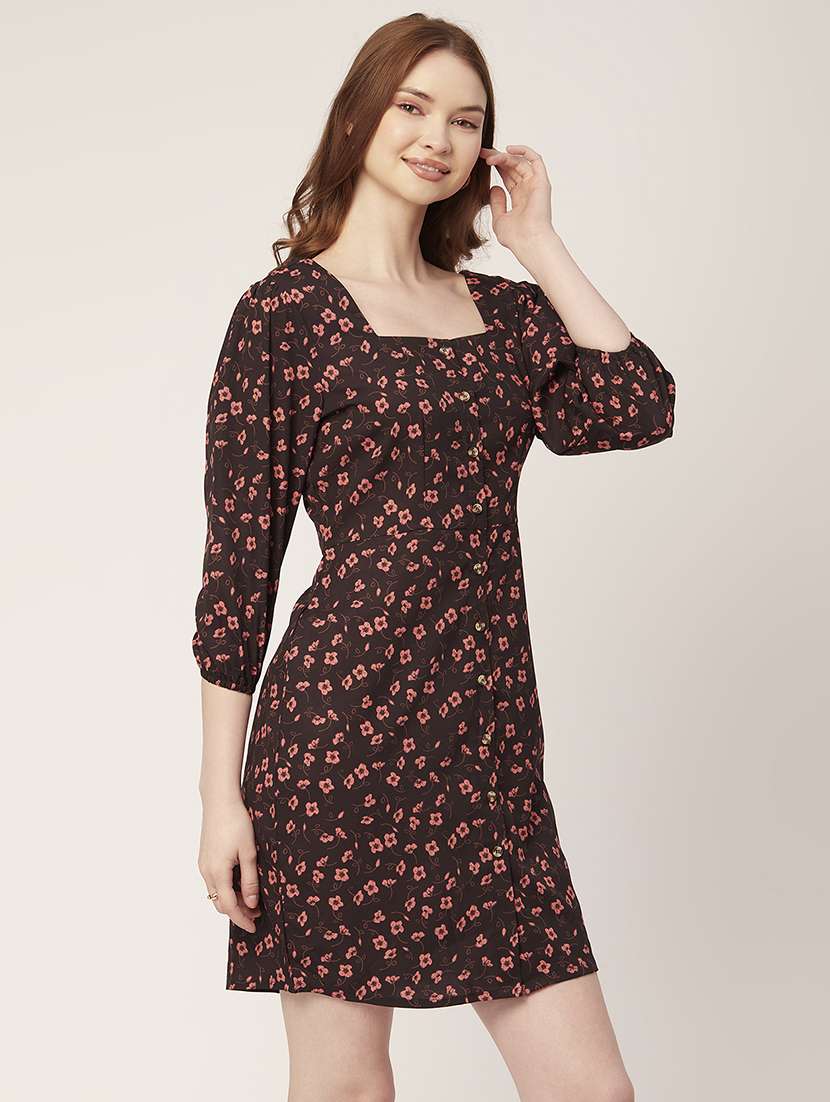 women's sheath floral dress - 20148640 -  Standard Image - 1
