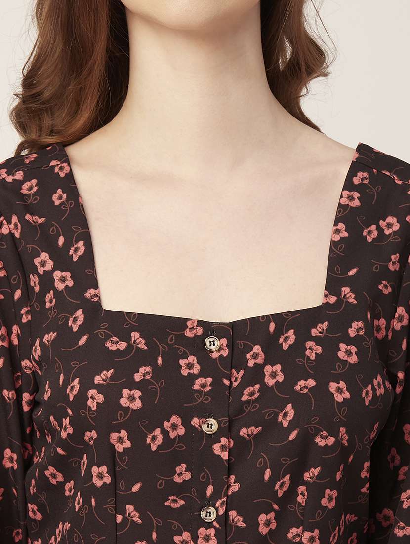 women's sheath floral dress - 20148640 -  Standard Image - 4