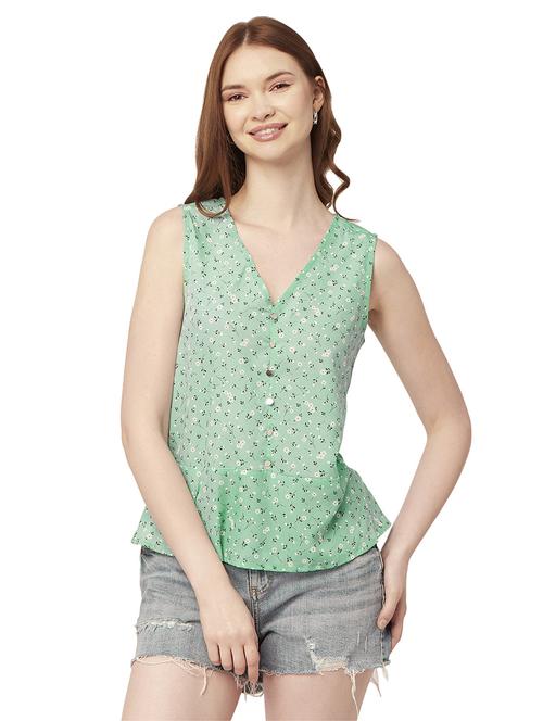 women's a line v neck top - 20148996 - Standard Image - 0