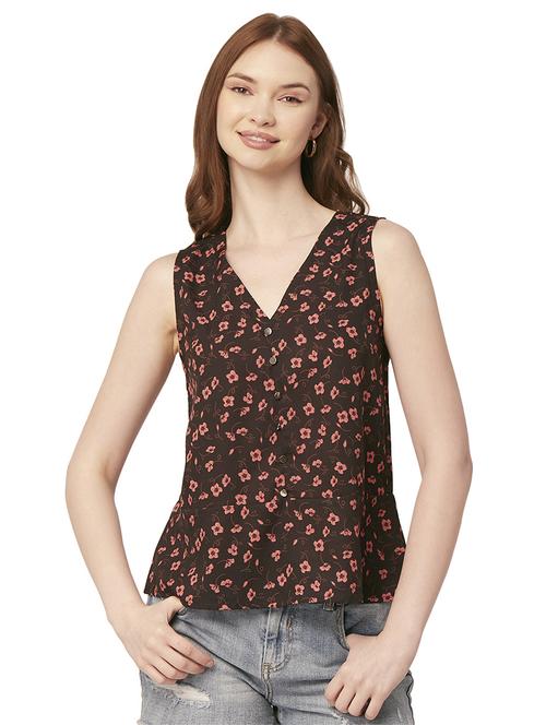 women's peplum v neck top - 20148998 -  Standard Image - 0