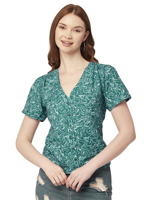 women's straight v neck top - 20149009 -  Standard Image - 0