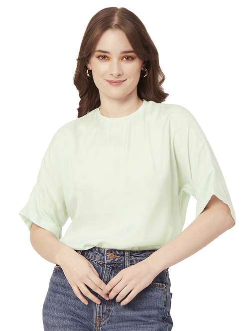 women's straight round neck top - 20149023 -  Standard Image - 0