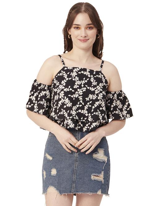 women's crop shoulder strap top - 20149039 - Standard Image - 0