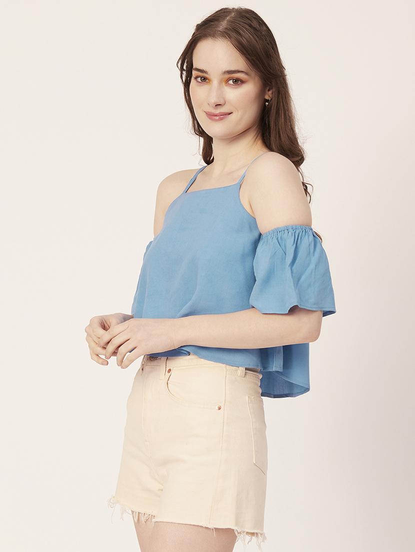women's layered shoulder strap top - 20149044 -  Standard Image - 1
