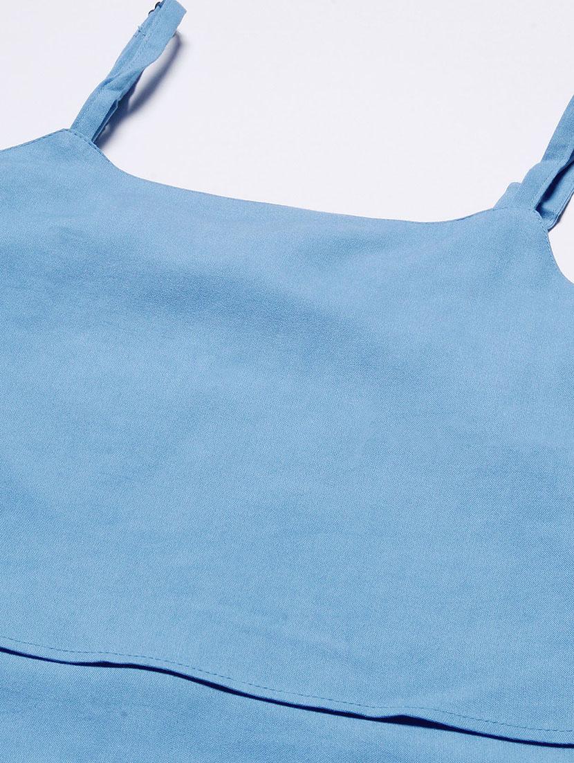 women's layered shoulder strap top - 20149044 - Standard Image - 4