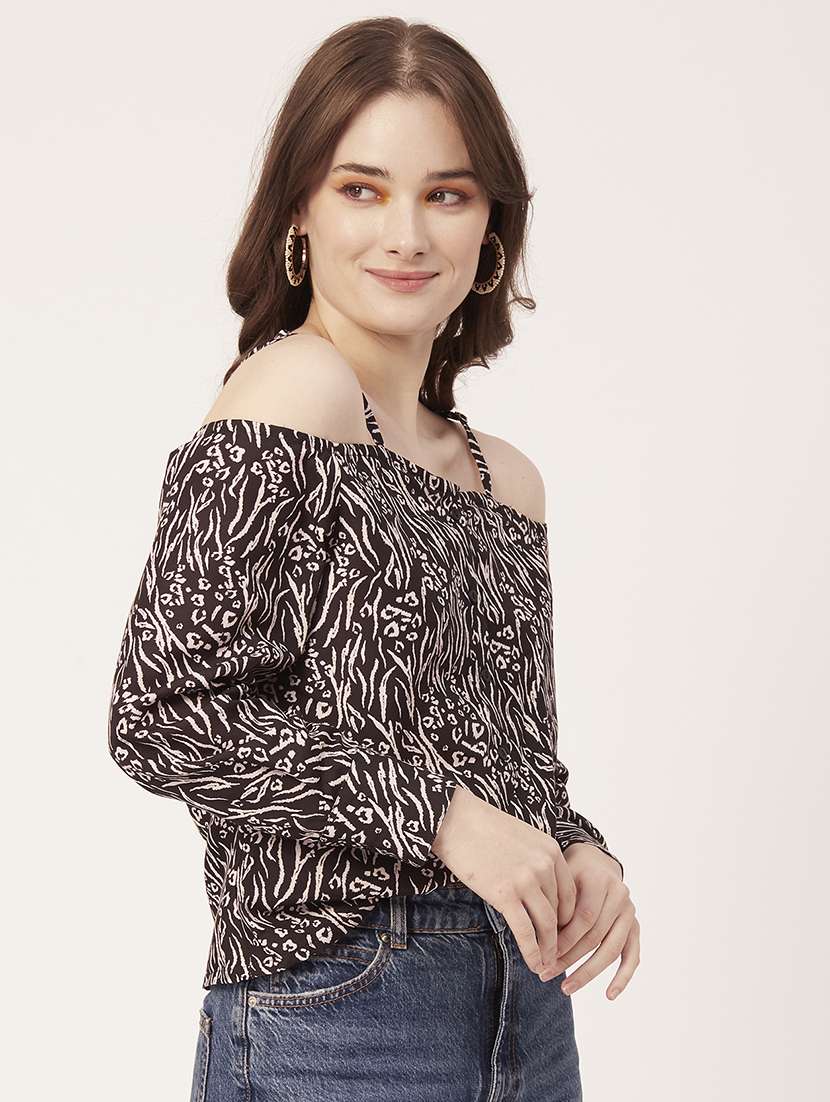 women's straight off shoulder top - 20149046 -  Standard Image - 1