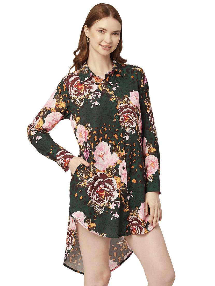 women's high low floral dress - 20149063 - Zoom Image - 0