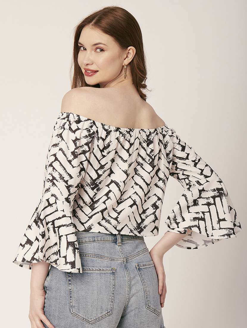 women's straight off shoulder top - 20149068 -  Standard Image - 1