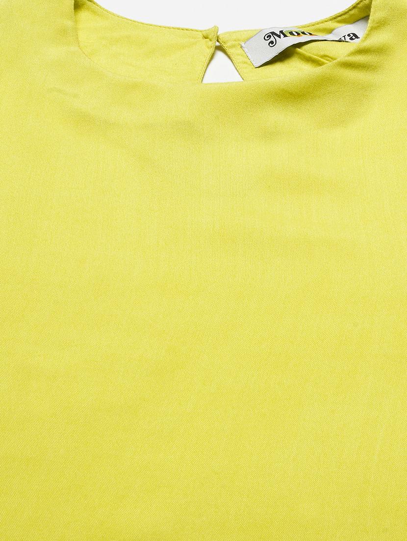 women's straight round neck top - 20149073 - Standard Image - 4
