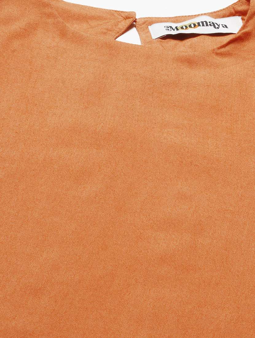 women's straight round neck top - 20149074 - Standard Image - 4