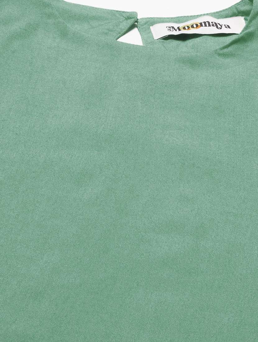 women's straight round neck top - 20149075 - Standard Image - 4