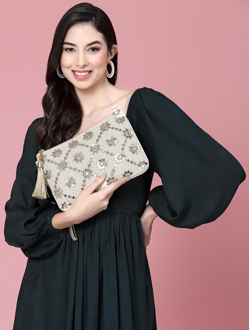 beige cotton sling bag - 20150033 - Standard Image - 6