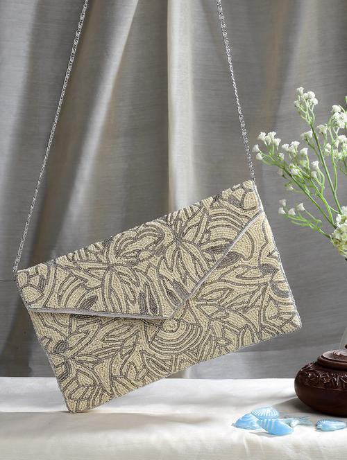 beige canvas sling bag - 20150037 - Standard Image - 0