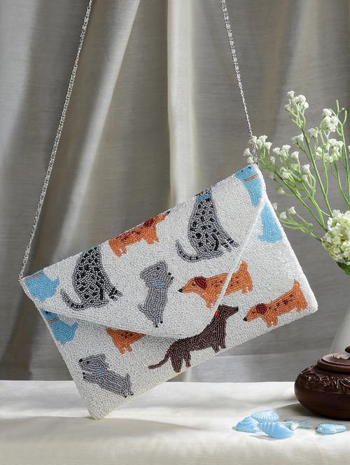 white canvas sling bag - 20150040 -  Standard Image - 0