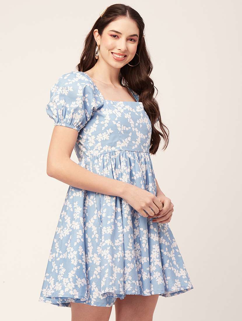 women's fit & flare floral dress