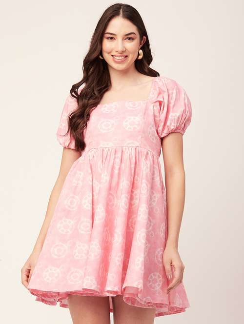 women's fit & flare shibori dress - 20150107 -  Standard Image - 0