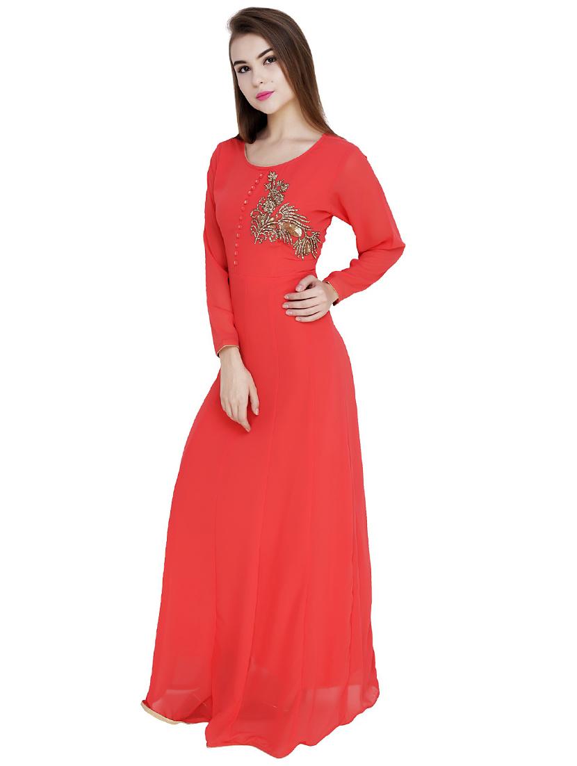 embellished flared ethnic dress  - 20150170 -  Standard Image - 1