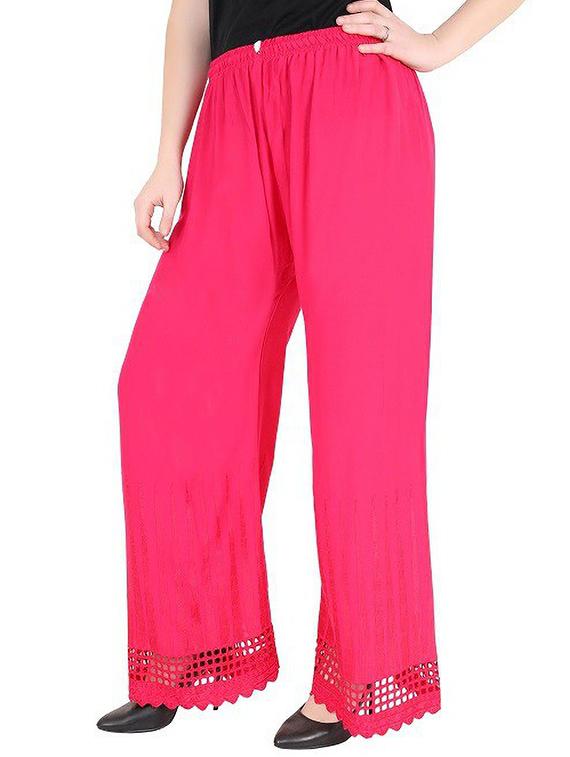 solid straight regular palazzo  - 20150206 -  Standard Image - 1