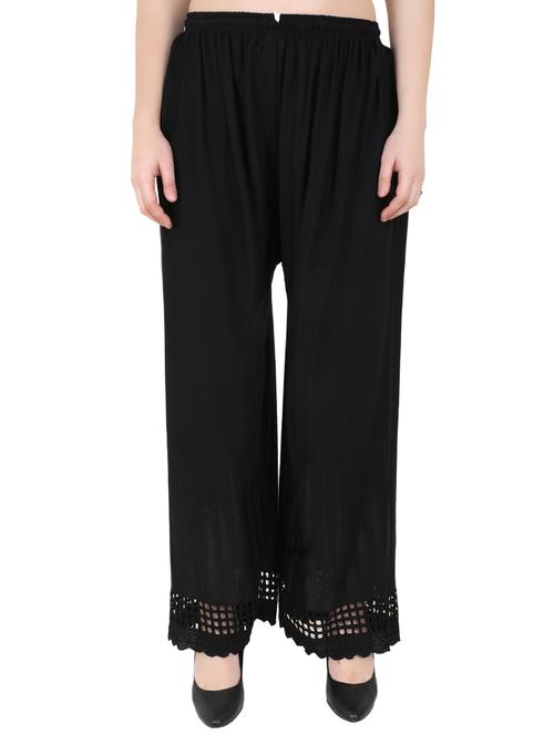 solid straight regular palazzo - 20150207 - Standard Image - 0