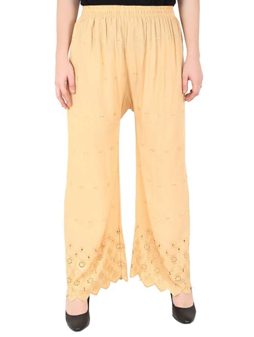 self design flared regular palazzo