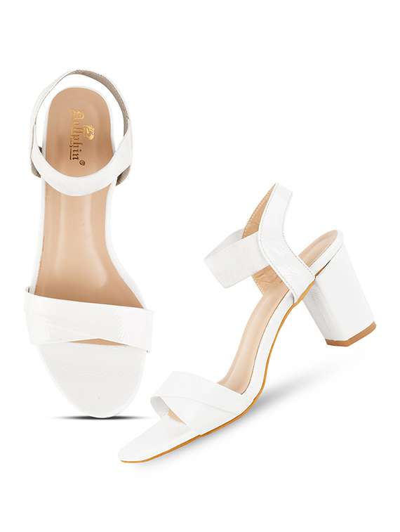 white patent leather ankle strap sandals - 20151198 -  Standard Image - 4