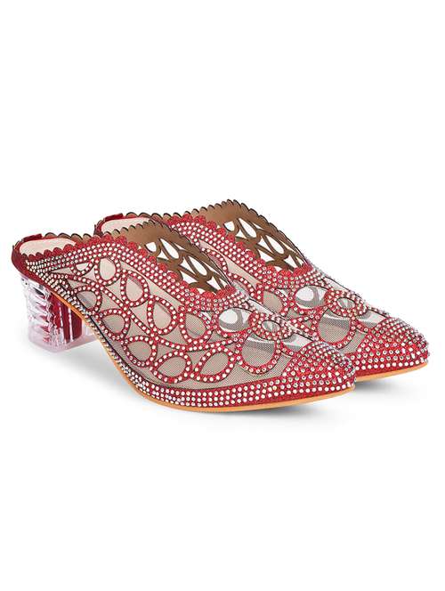 red pu mules - 20151214 - Standard Image - 0