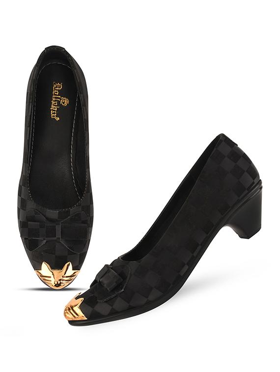 black pu slip on ballerina - 20151229 - Standard Image - 4
