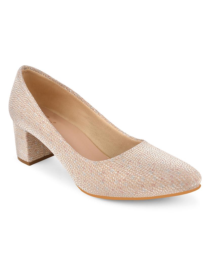 women gold slip on pump - 20151233 - Standard Image - 1