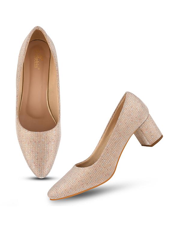 women gold slip on pump - 20151233 - Standard Image - 4