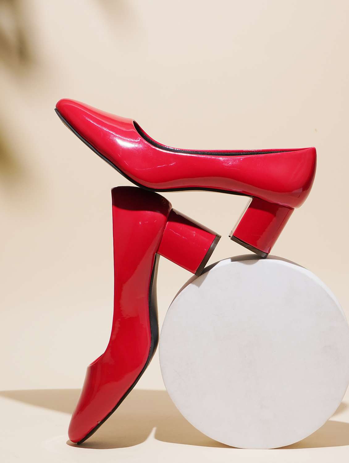 women red slip on pumps