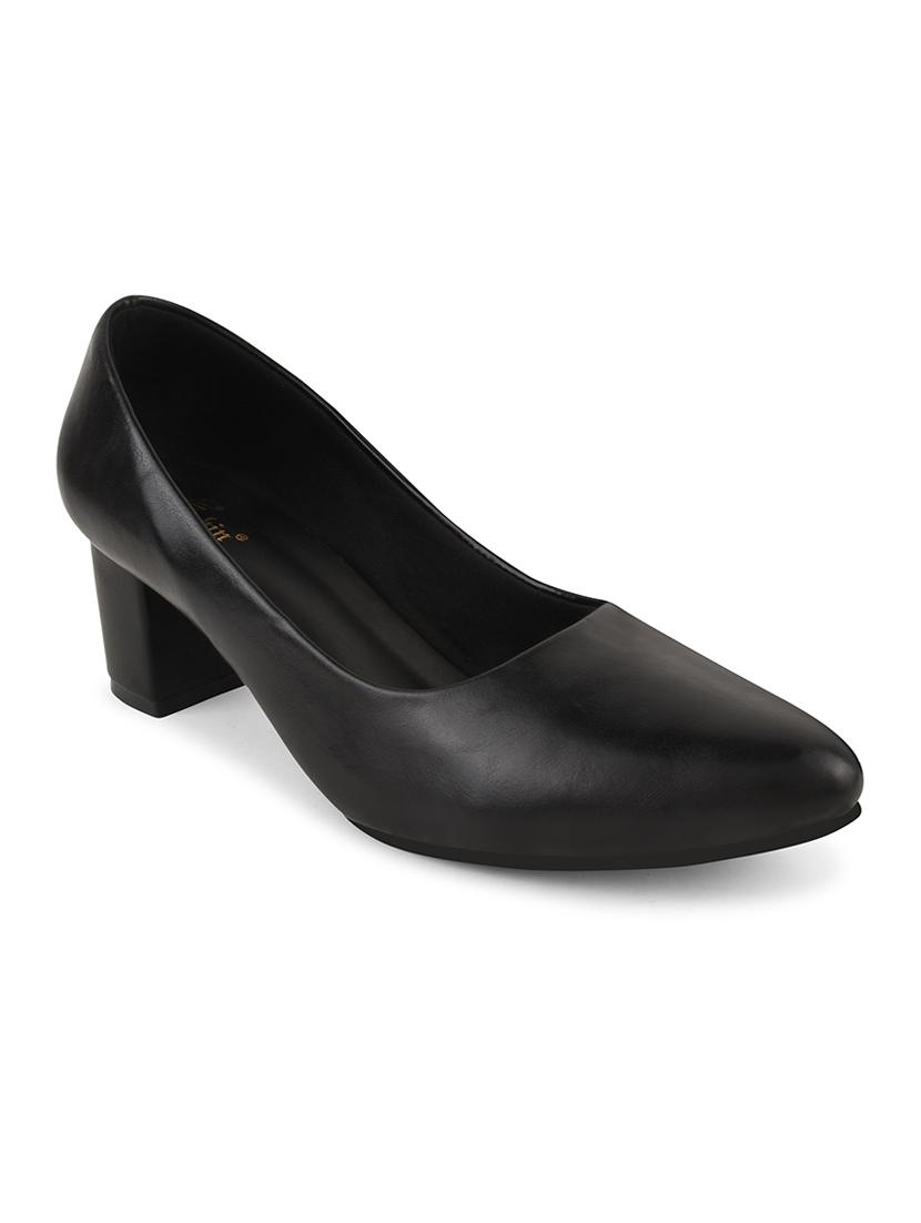 women solid slip on pumps - 20151237 -  Standard Image - 1