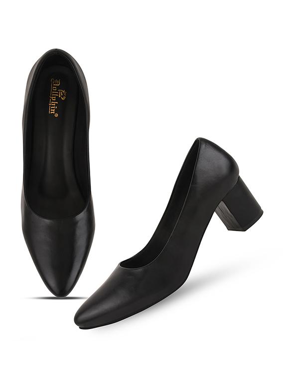 women solid slip on pumps - 20151237 - Standard Image - 4