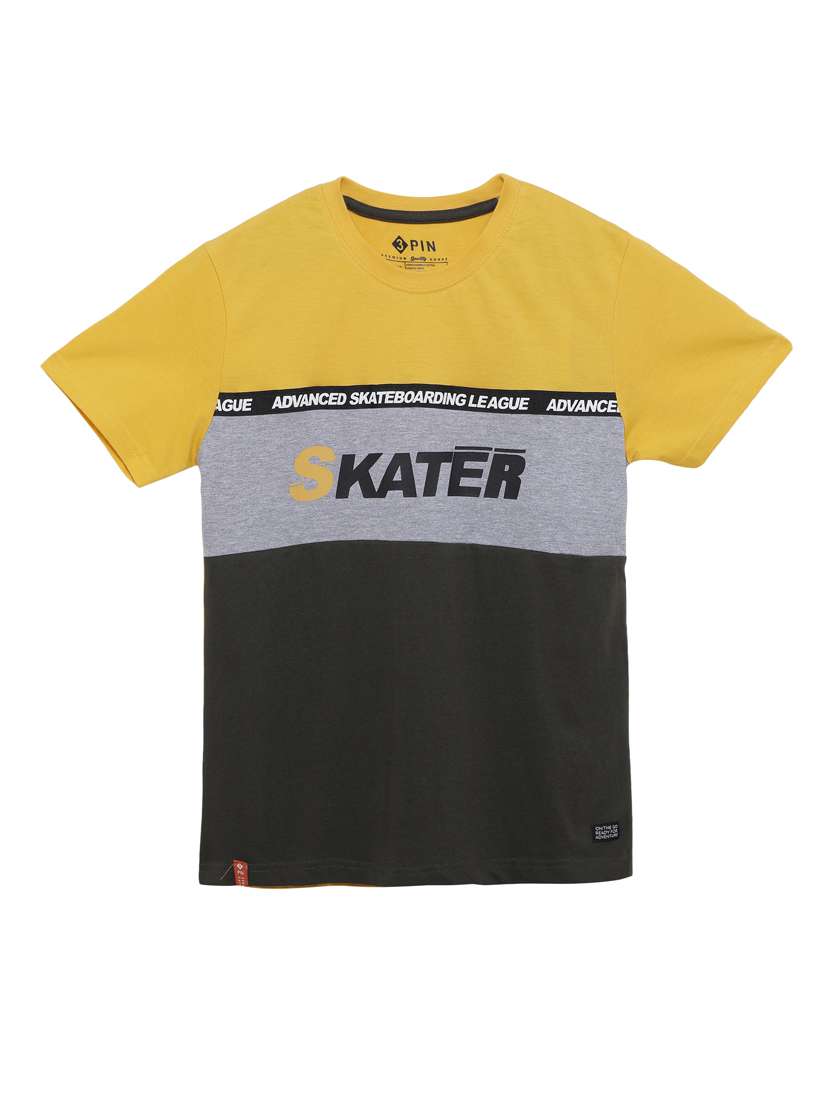 color blocked t-shirt & shorts twin set - 20151922 -  Standard Image - 1