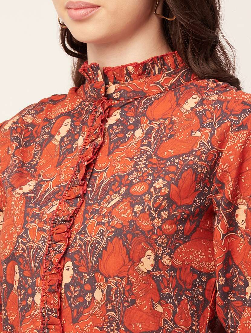 women's  printed dress - 20152394 -  Standard Image - 4