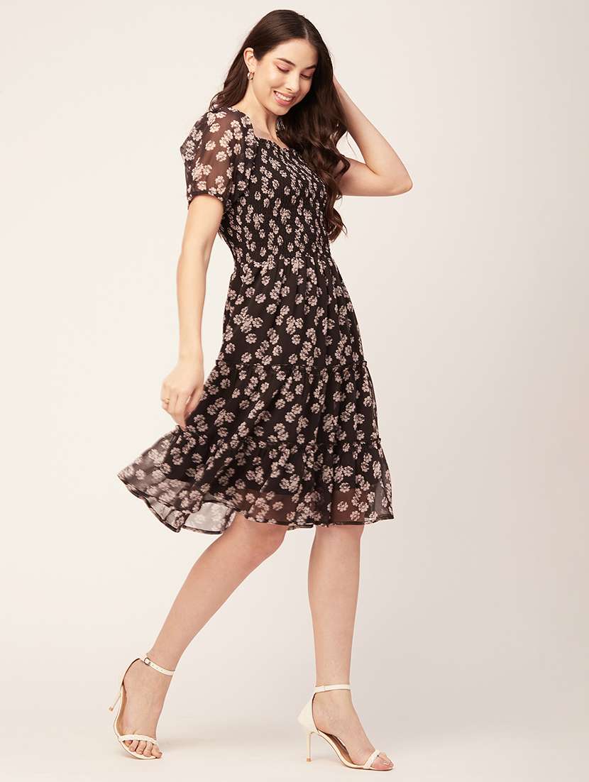 women's tiered dress floral dress - 20152400 -  Standard Image - 1