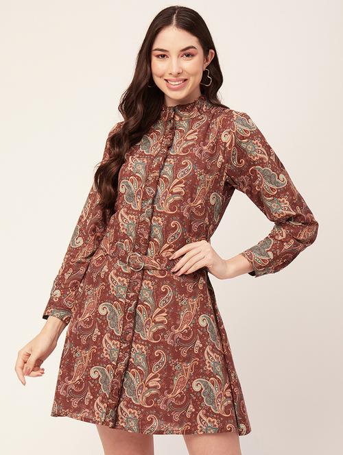 women's paisley dress - 20152402 - Standard Image - 0