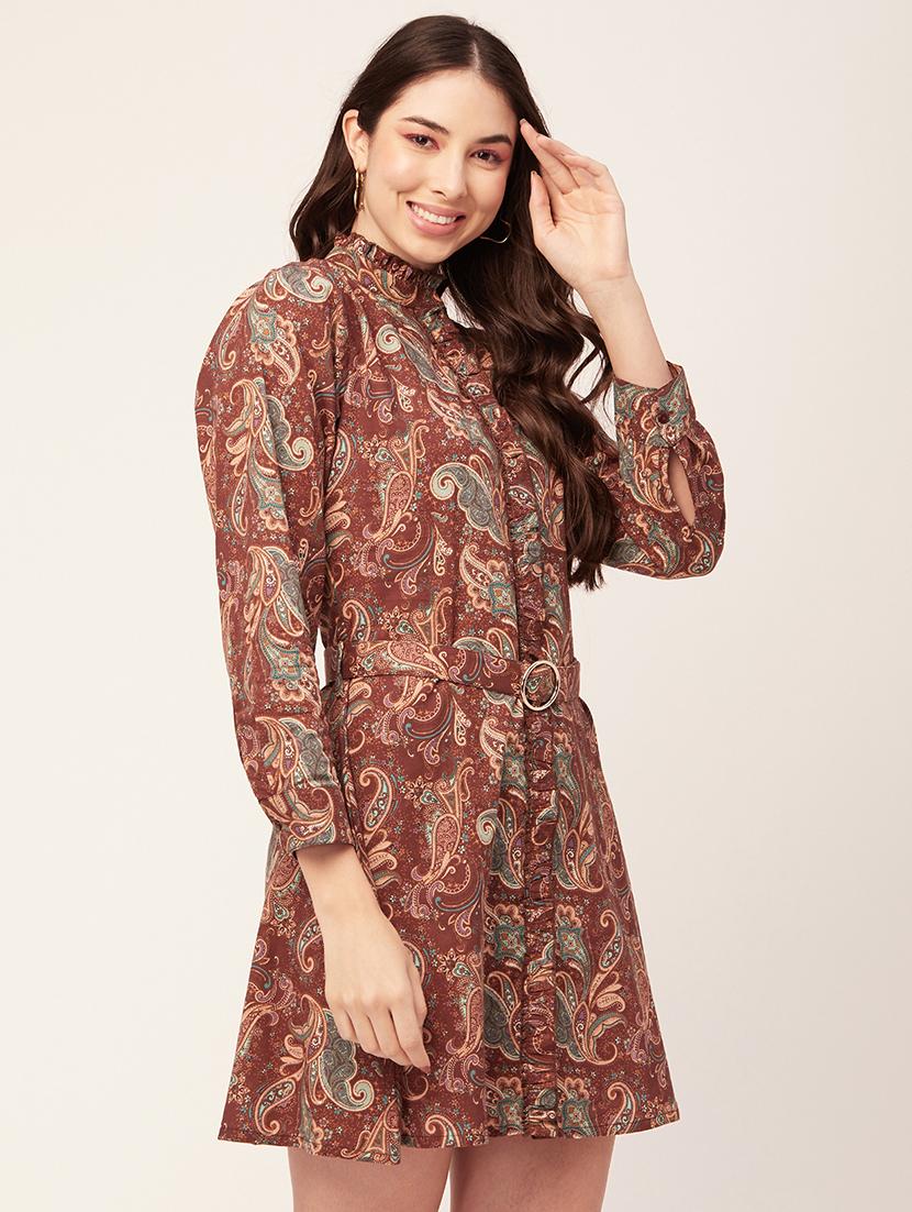 women's paisley dress - 20152402 - Standard Image - 1