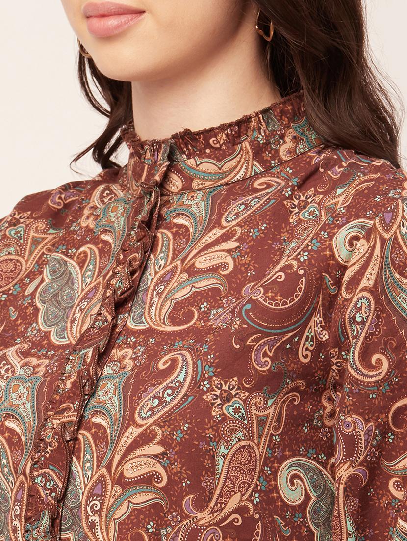 women's paisley dress - 20152402 - Standard Image - 4