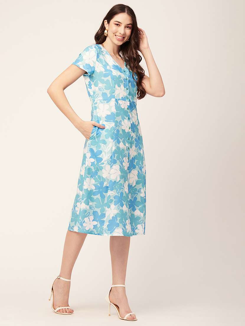 women's  floral dress - 20152406 -  Standard Image - 1
