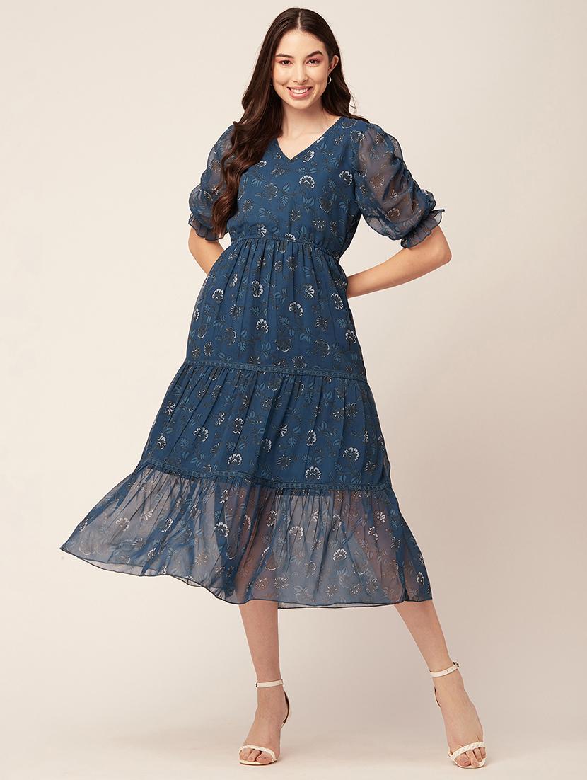 women's tiered dress floral dress - 20152414 - Zoom Image - 0
