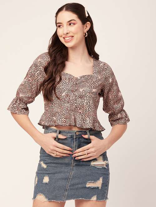 women's peplum sweetheart neck top - 20152431 - Standard Image - 0