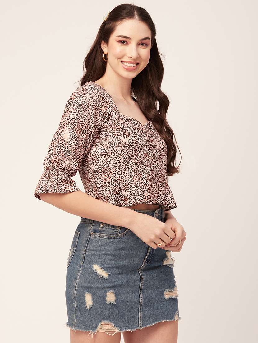 women's peplum sweetheart neck top - 20152431 -  Standard Image - 1